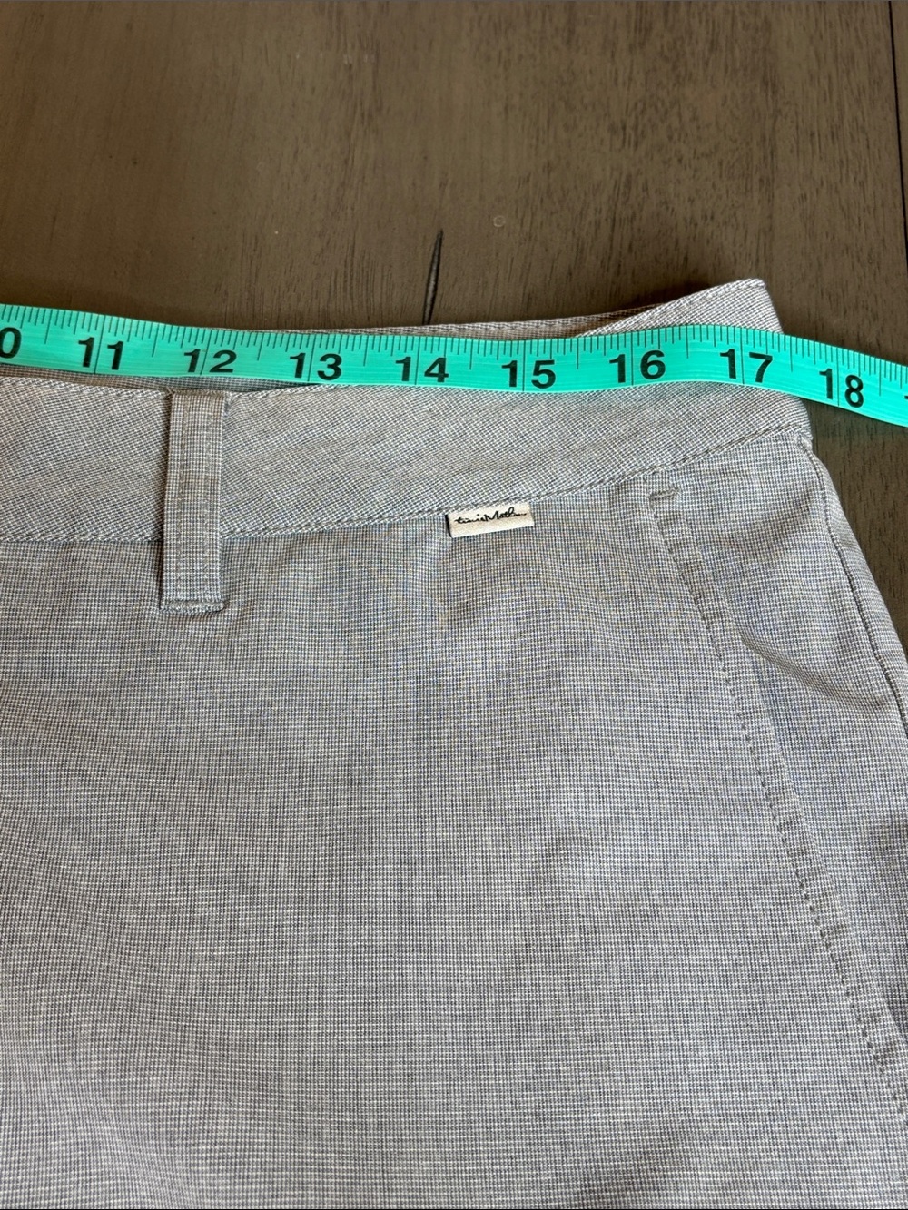 🩶 Travis Mathew Gray White Golf Casual Shorts Men’s 34 Stretch 🩶 - Picture 4 of 8